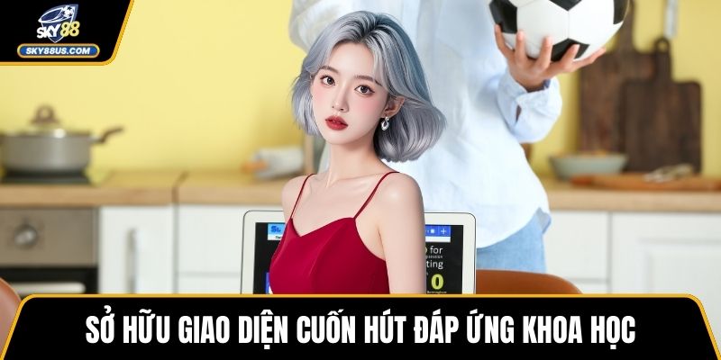 Sở hữu giao diện cuốn hút đáp ứng khoa học